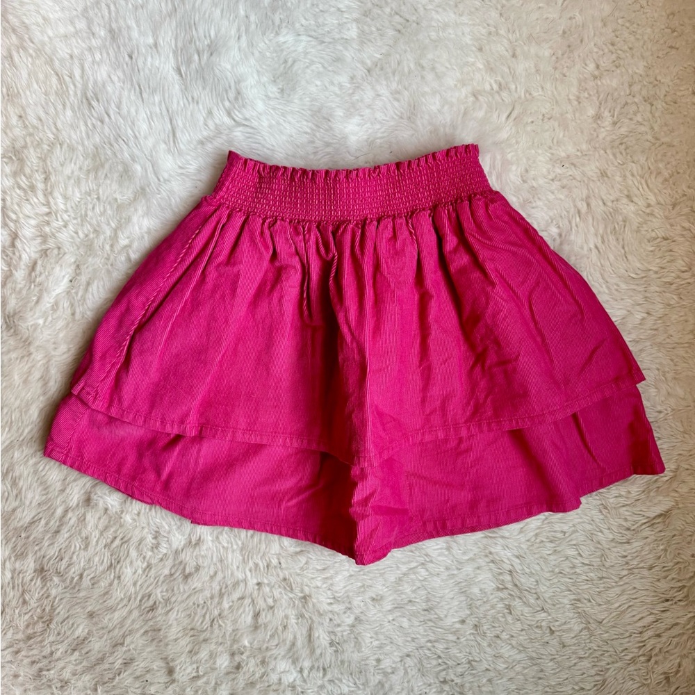 Kids Mini Boden Corduroy Pink / Fuchsia Skirt